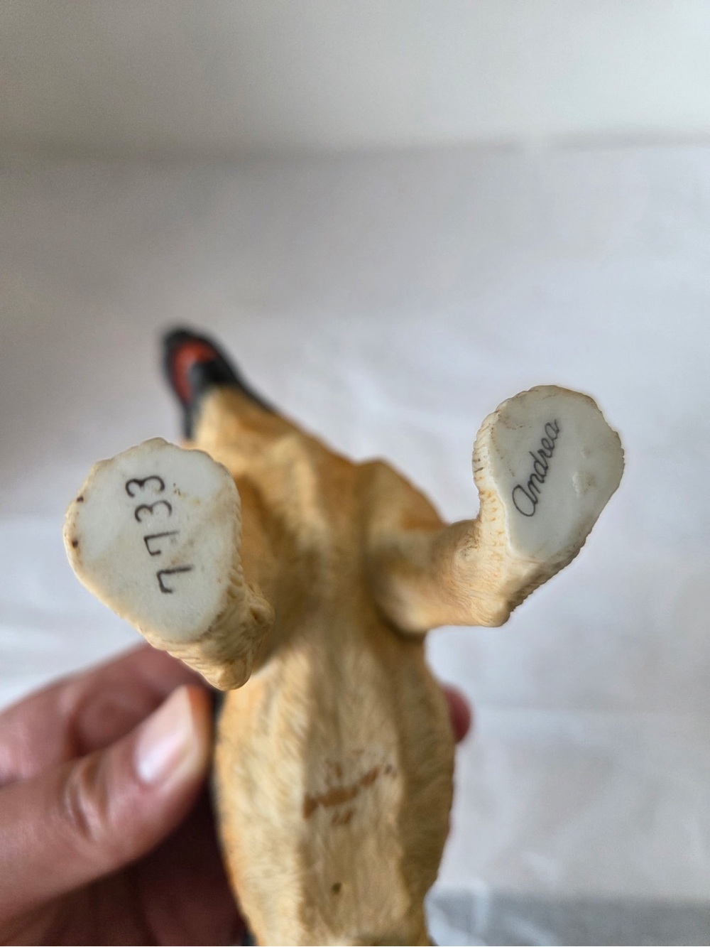 Vintage Andrea By Sadek German Shepherd Figurine Porcelin/ Ceramic - Picture 5 of 8
